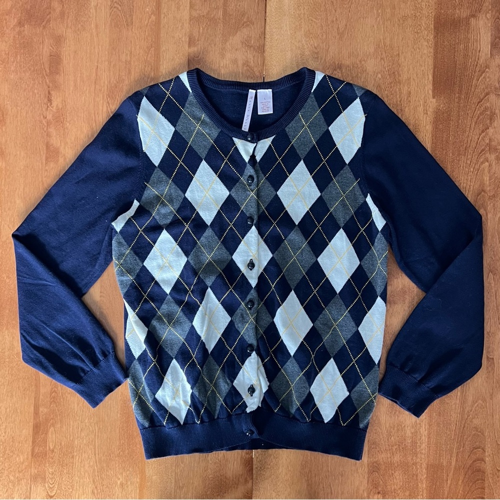Rosie Glow Argyle Cardigan